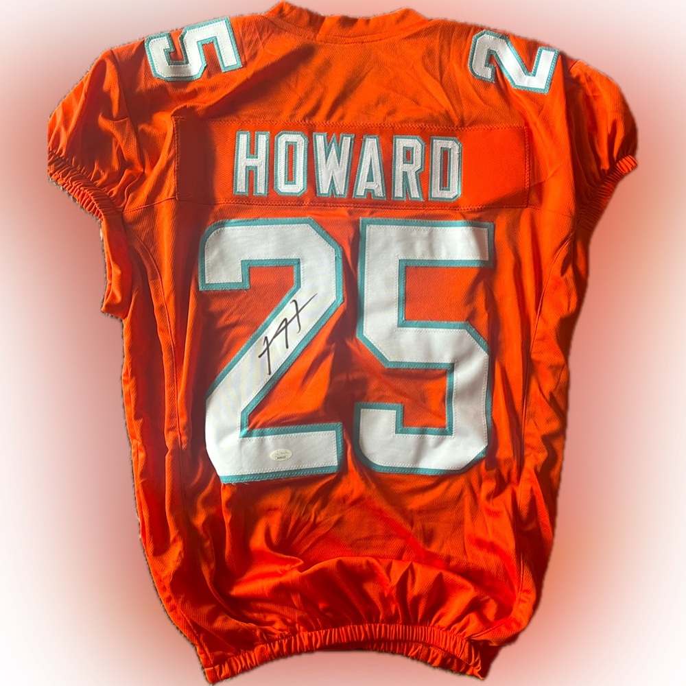 Xavien Howard Signed Autographed Miami Dolphins Football Jersey – JSA Certified